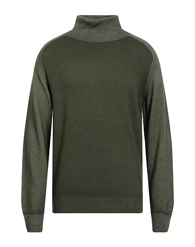 ETRO Rollkragenpullover Militärgrün 100% Schurwolle