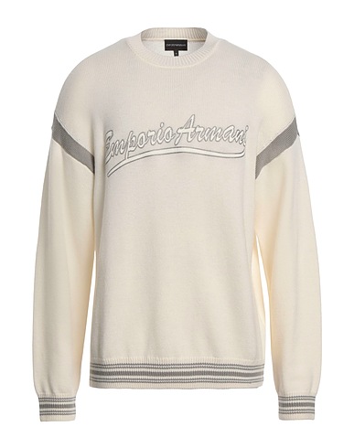 EMPORIO ARMANI Pullover Cremeweiß 84% Schurwolle, 16% Acryl