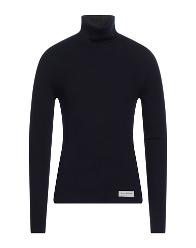 BALMAIN Turtleneck Midnight blue 100% Merino Wool