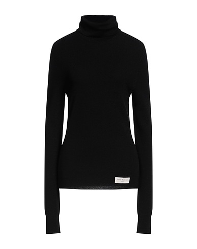BALMAIN Turtleneck Black 100% Merino Wool