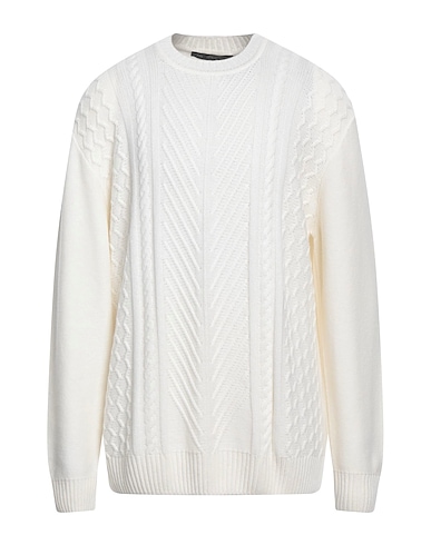 LOW BRAND Pullover Bianco 40% Viscosa, 30% Poliammide, 25% Lana, 5% Cachemire