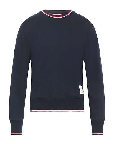THOM BROWNE Jumper Midnight blue 100% Cotton, Elastane