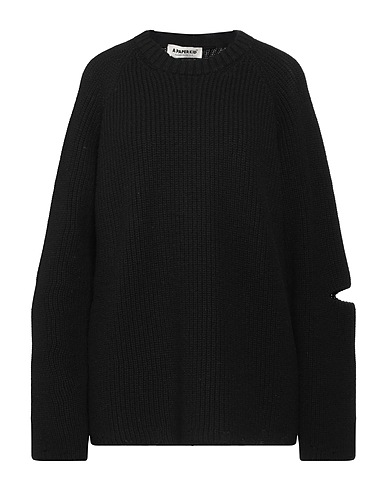 A PAPER KID Sweater Black 90% Merino Wool, 10% Cashmere