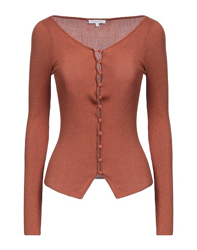PATRIZIA PEPE Cardigan Brown 80% Viscose, 20% Polyester