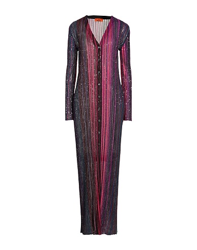 MISSONI カーディガン フューシャ レーヨン 85% / ナイロン 8% / ポリエステル 5% / 金属繊維 2%
