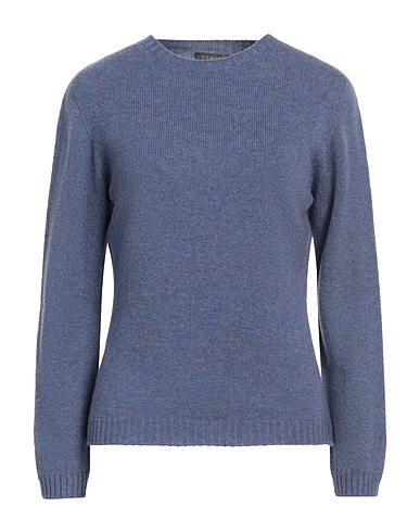 HAWICO Cashmere jumper Slate blue 100% Cashmere