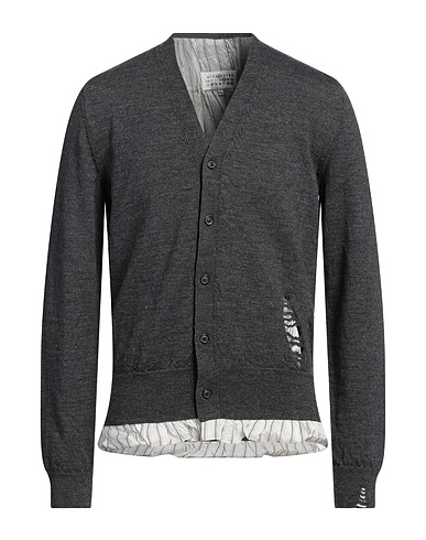MAISON MARGIELA Cardigan Lead 100% Wool, Acetate, Viscose