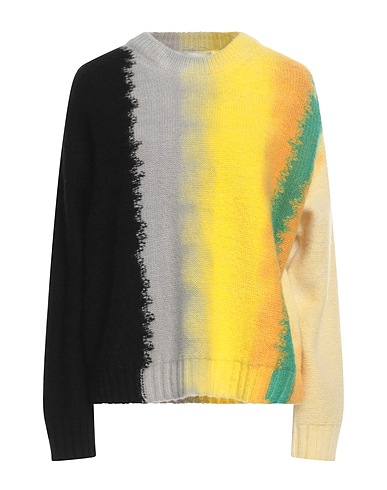 LANEUS Sweater Yellow 56% Alpaca wool, 34% Polyamide, 10% Wool
