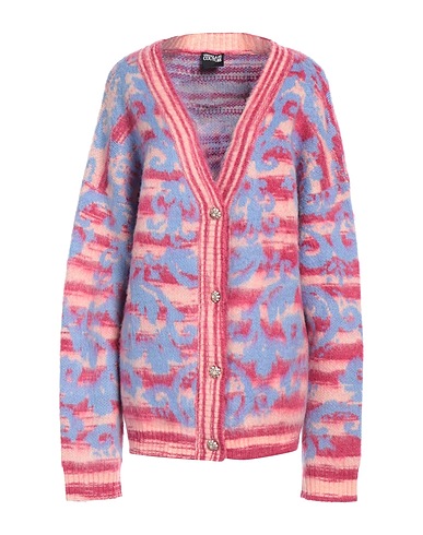 VERSACE JEANS COUTURE Cardigan Light blue 100% Acrylic