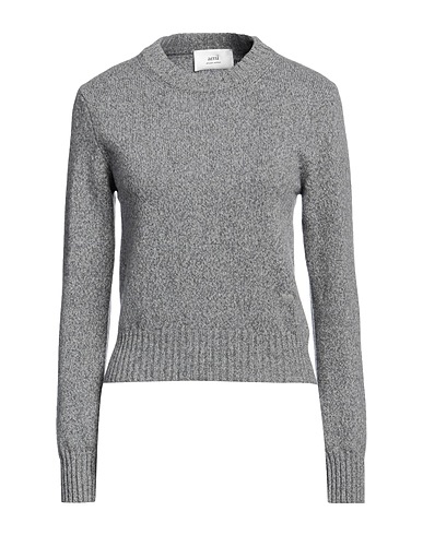 AMI ALEXANDRE MATTIUSSI Kaschmirpullover  Grau 97% Kaschmir, 3% Wolle