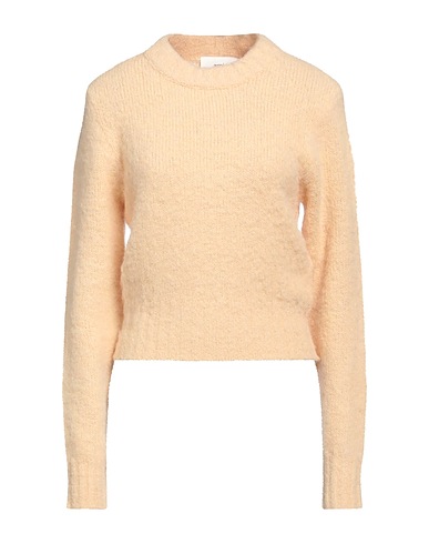 AMI ALEXANDRE MATTIUSSI Jumper Sand 42% Baby alpaca wool, 40% Wool, 16% Polyamide, 2% Elastane