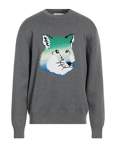 MAISON KITSUNÉ Sweater Grey 100% Cotton