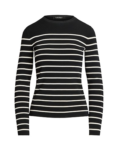 LAUREN RALPH LAUREN Pullover Nero 55% Viscosa, 45% Nylon