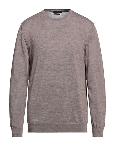 DANIELE FIESOLI Pullover Tortora 100% Lana Merino