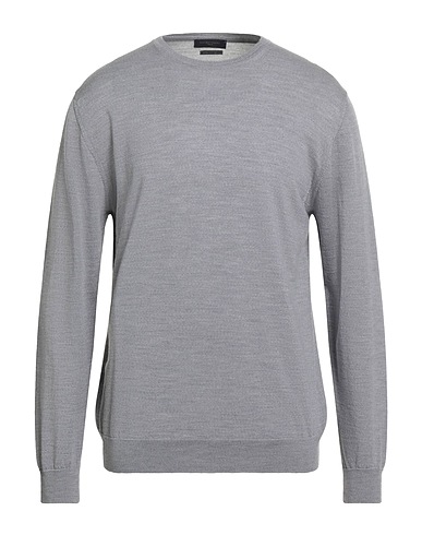 DANIELE FIESOLI Sweater Grey 100% Merino Wool