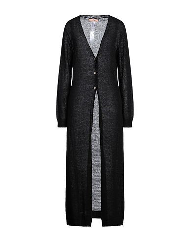 TWINSET Cardigan Nero 35% Lana mohair, 35% Lana di alpaca, 30% Poliammide