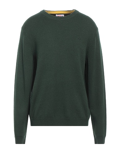 SUN 68 Pullover Verde scuro 50% Lana Merino, 35% Viscosa, 10% Poliammide, 5% Cachemire