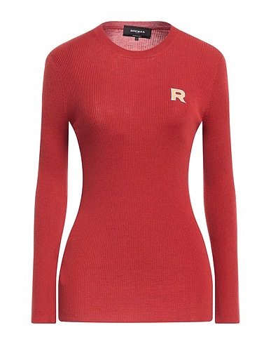 ROCHAS Jumper Rust 100% Virgin Wool