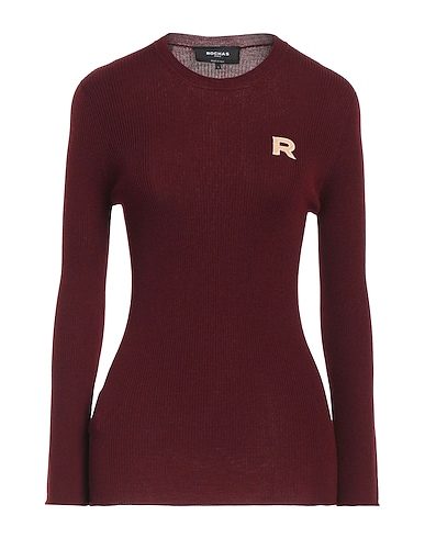 ROCHAS Pullover Bordeaux 100% Lana Vergine