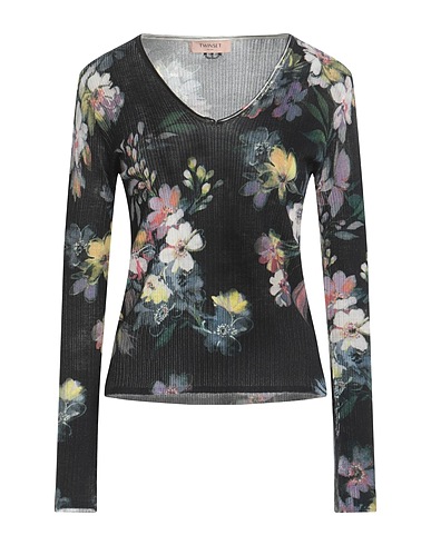 TWINSET Jumper Black 100% Wool
