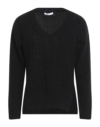 HIGH Pullover Nero 71% Lana, 18% Nylon, 9% Rayon, 1% Poliestere, 1% Fibra di metallo