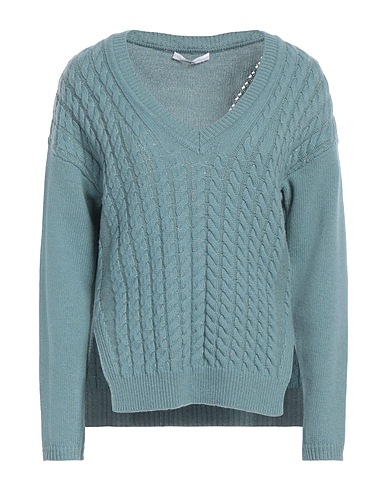 HIGH Jumper Pastel blue 71% Wool, 18% Nylon, 9% Rayon, 1% Polyester, 1% Metallic fiber