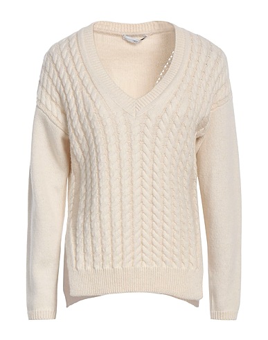 HIGH Sweater Ivory 71% Wool, 18% Nylon, 9% Rayon, 1% Polyester, 1% Metallic fiber