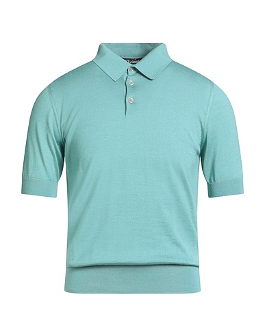 DOLCE&GABBANA Cashmere jumper Turquoise 70% Cashmere, 30% Silk