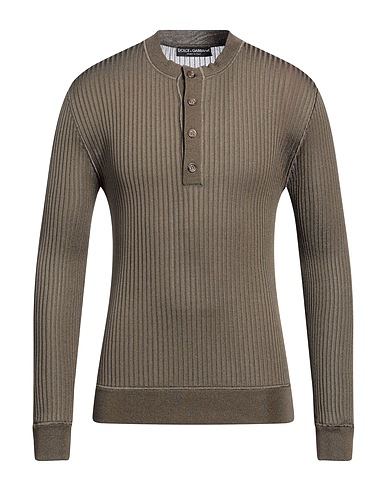 DOLCE&GABBANA Pullover Militärgrün 88% Viskose, 12% Polyester