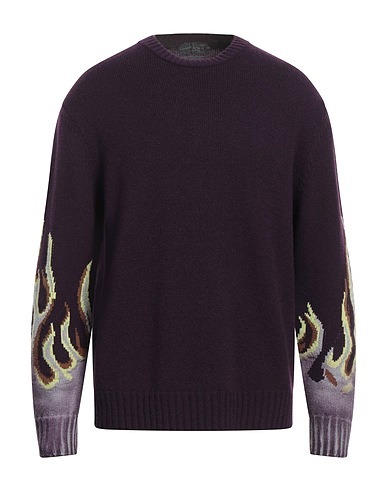 ATELIER SERPI Cashmere jumper Dark purple 100% Cashmere