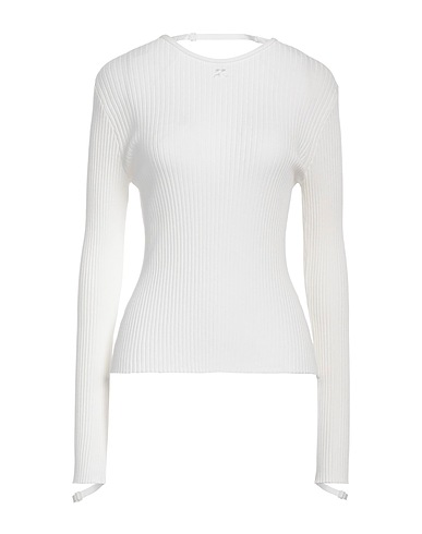 COURRÈGES Pullover Off white 70% Viscosa, 30% Poliestere