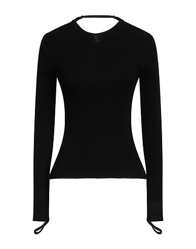 COURRÈGES Jumper Black 70% Viscose, 30% Polyester
