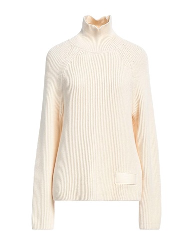 AMI ALEXANDRE MATTIUSSI Turtleneck Ivory 85% Cotton, 15% Wool