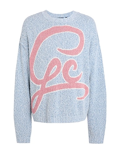 GCDS Jumper Blue 62% Cotton, 31% Acrylic, 7% Polyamide