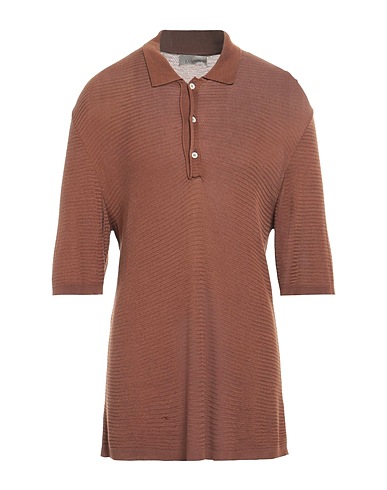 LANEUS Pullover Braun 100% Bemberg™