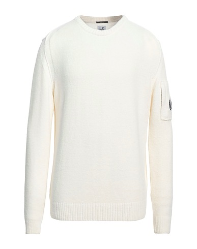 C.P. COMPANY Sweater Ivory 58% Polyester, 34% Wool, 8% Polyamide