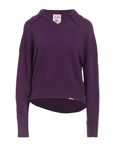 SEMICOUTURE Jumper Plum 80% Wool, 20% Polyamide