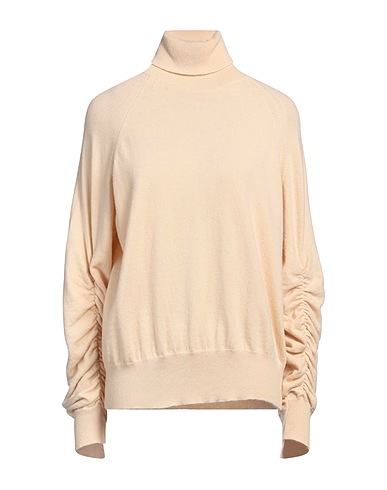 SEMICOUTURE Col roulé BEIGE 70% Laine vierge, 30% Cachemire