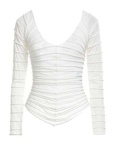 CIRCUS HOTEL Jumper White 64% Viscose, 36% Polyamide