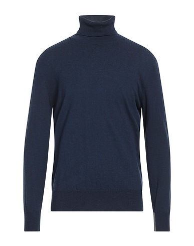 ARMATA DI MARE Rollkragenpullover Marineblau 50% Baumwolle, 50% Wolle