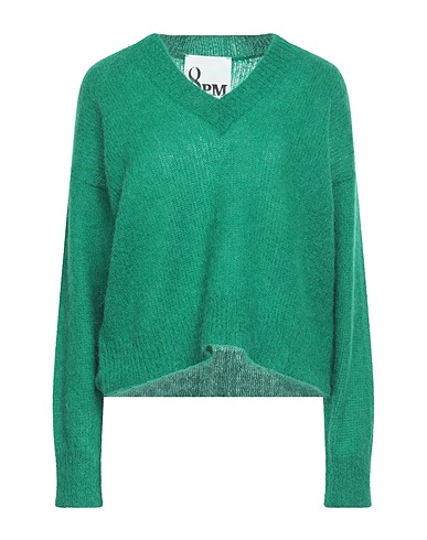8PM Pullover Verde 35% Lana mohair, 35% Lana di alpaca, 30% Poliammide