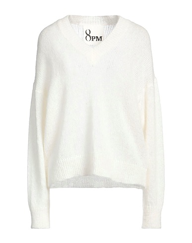 8PM Sweater Cream 35% Mohair wool, 35% Alpaca wool, 30% Polyamide
