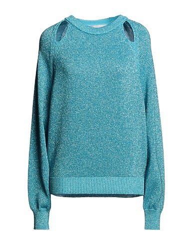 CIRCUS HOTEL Pullover Turchese 52% Poliestere, 48% Poliammide, Cotone