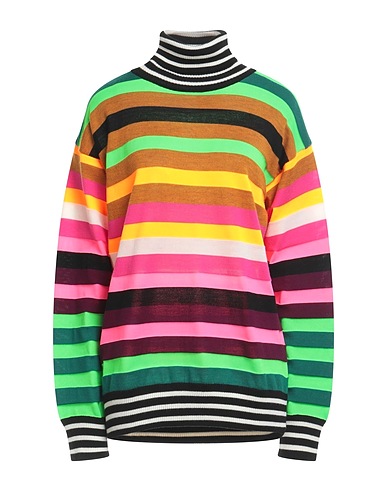 SEMICOUTURE Polo neck 100% Virgin Wool, Polyester