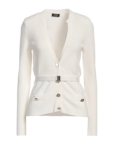 LIU •JO Cardigan Avorio 72% Viscosa, 28% Poliestere