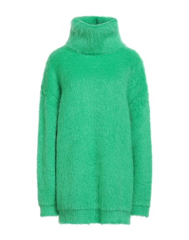GUCCI Polo neck Green 79% Mohair wool, 19% Polyamide, 2% Elastane, Polyester