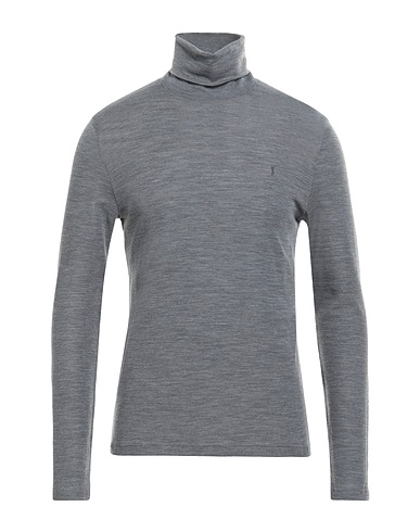SAINT LAURENT Polo neck Grey 80% Wool, 20% Polyamide