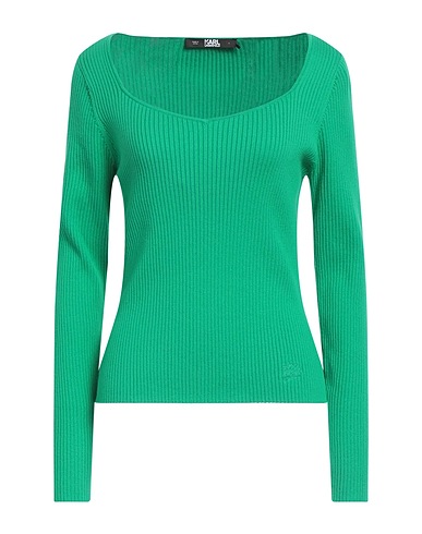 KARL LAGERFELD Sweater Green 70% Polyamide, 30% Cotton