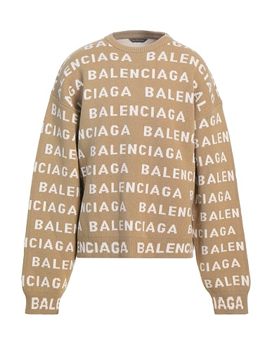 BALENCIAGA Jumper Grey 98% Wool, 2% Elastane