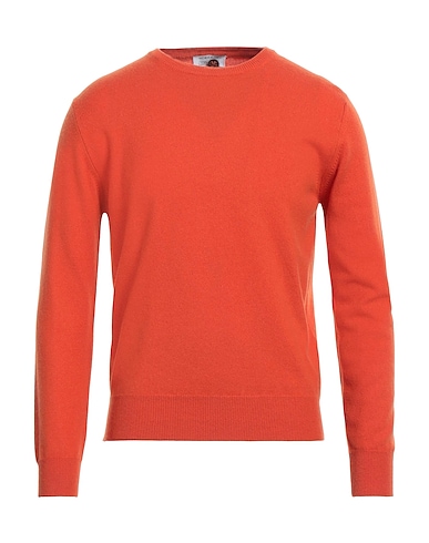 HERITAGE Cashmere blend Orange 100% Cashmere